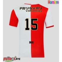 Camiseta Feyenoord Jordan Bos #15 Primera Equipación 2025-26 manga corta